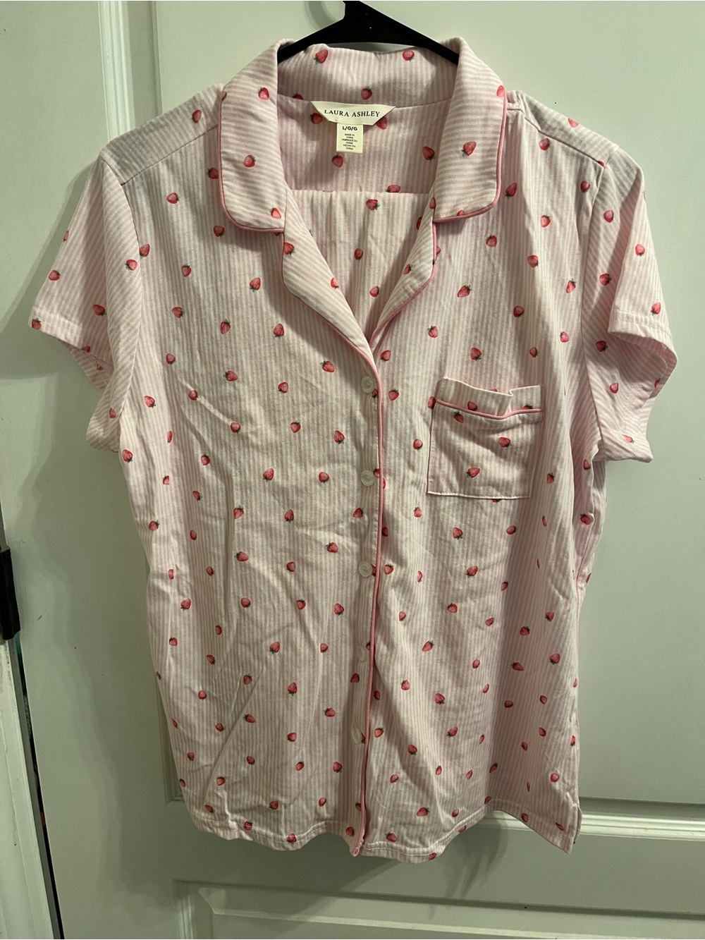 Laura Ashley Pink 3 pc pajama set